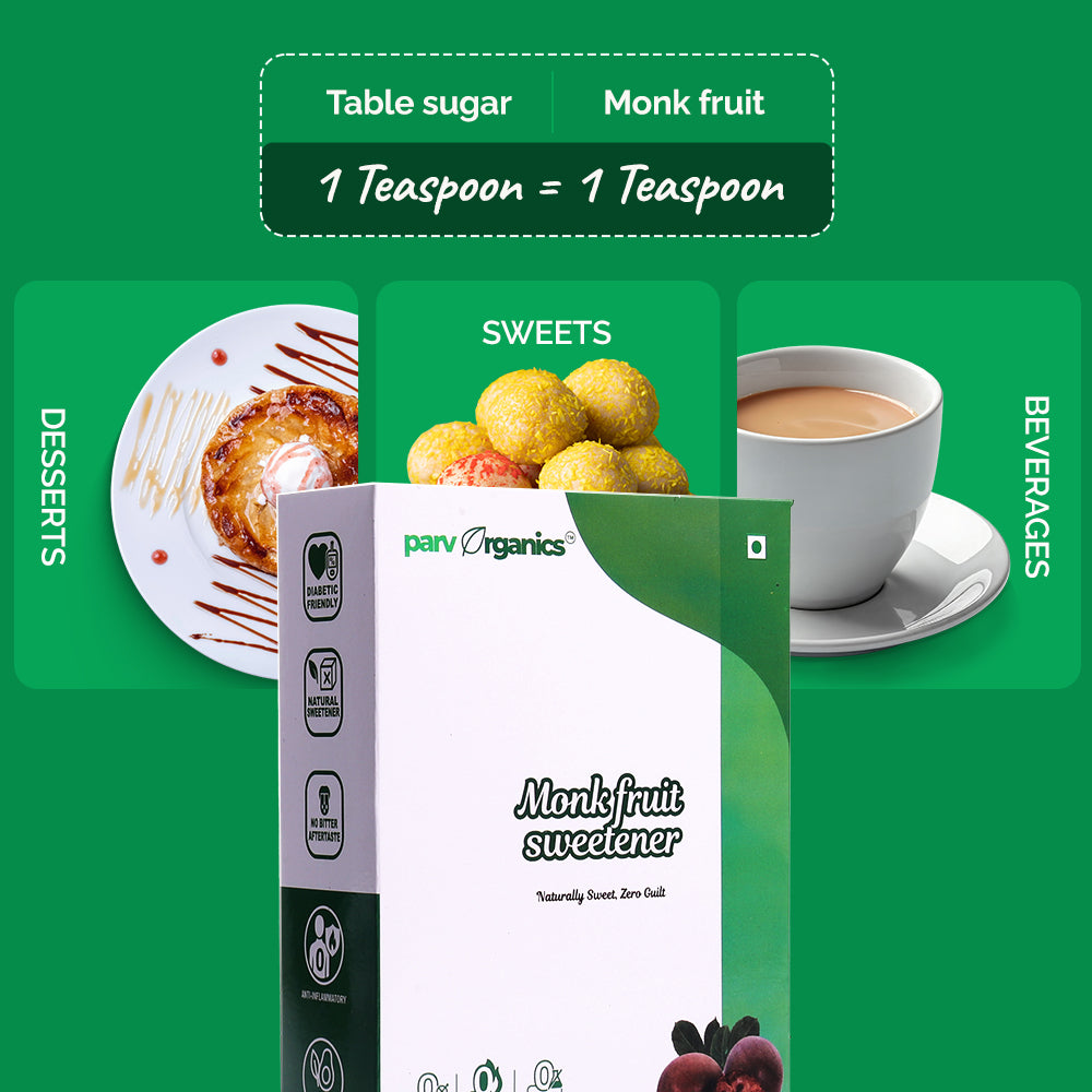 Monk Fruit Sweetener - Naturally Sweet without the Guilt