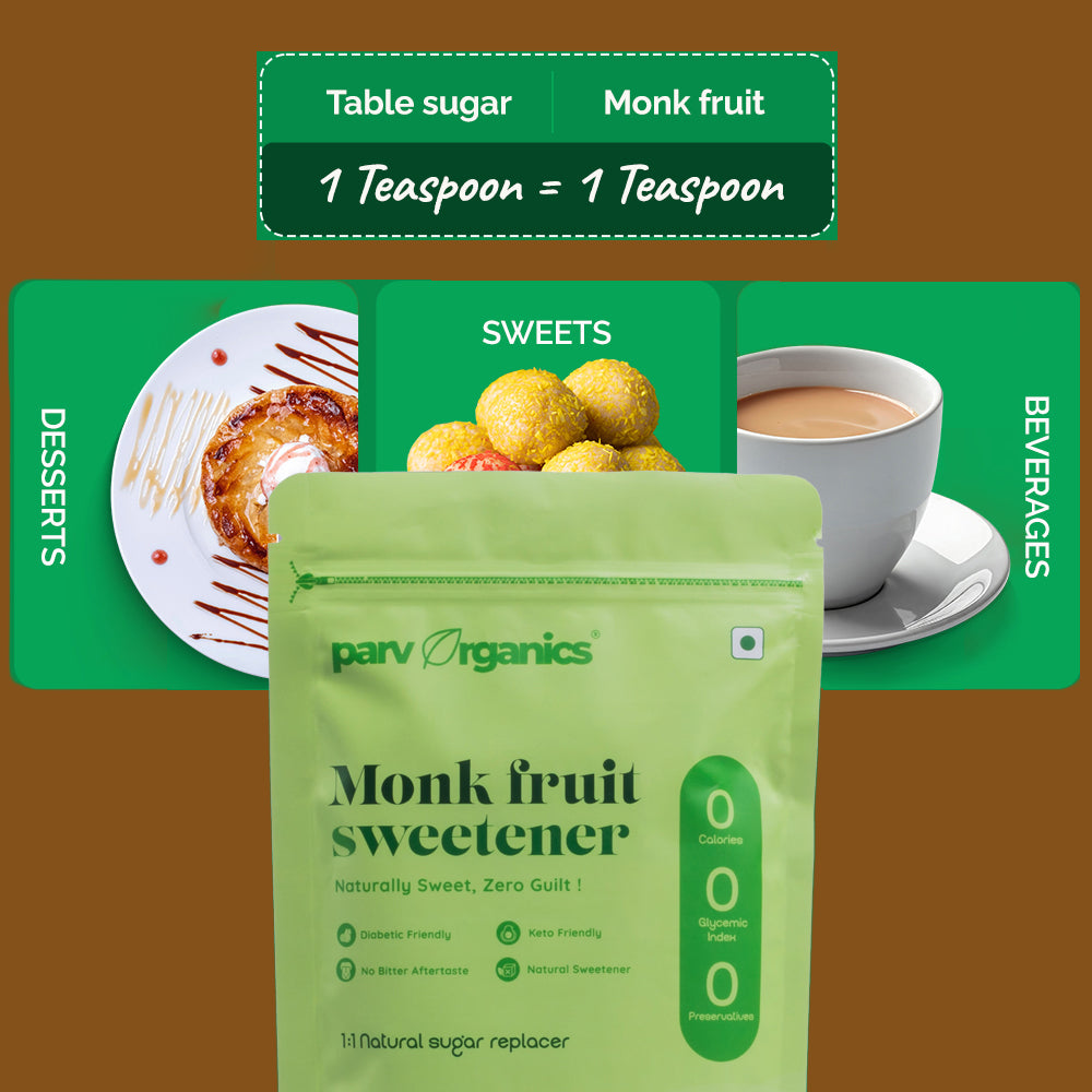 Monk Fruit Sweetener - Naturally Sweet without the Guilt