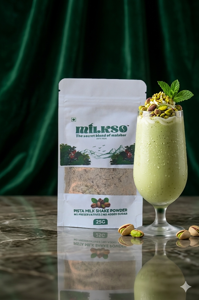 Milkso Malabar Premium Pista Milkshake Powder