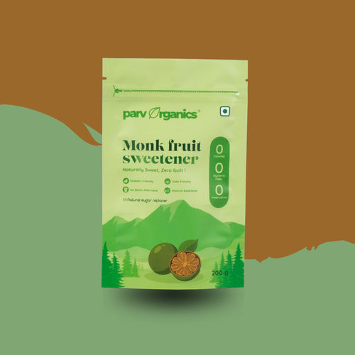 Monk Fruit Allulose Sweetener 200g – No Erythritol | Parv Organics