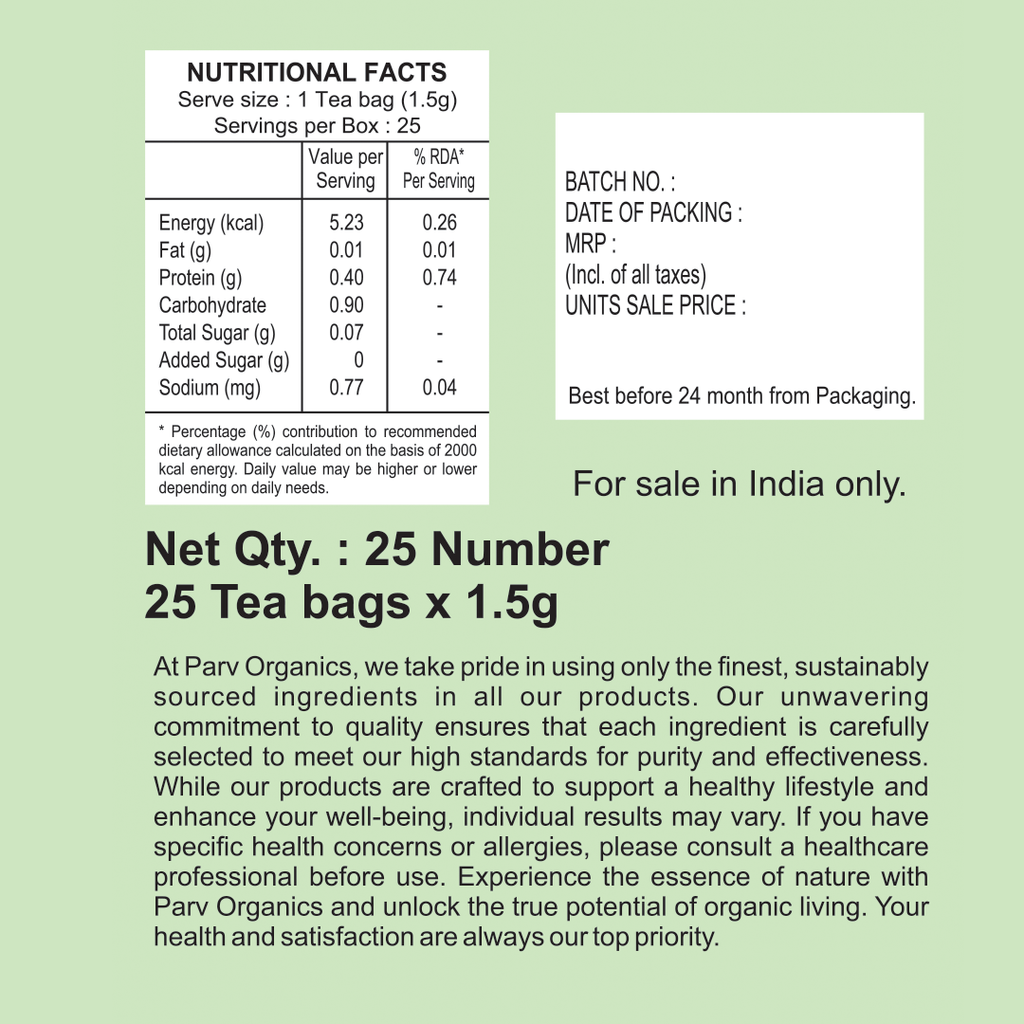 Premium Organic Black Tea